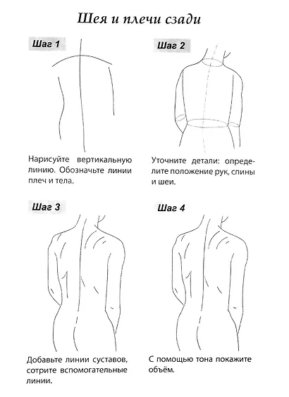 Скетчбук А5 Уроки рисования по шагам. Анатомия человека - фото 6