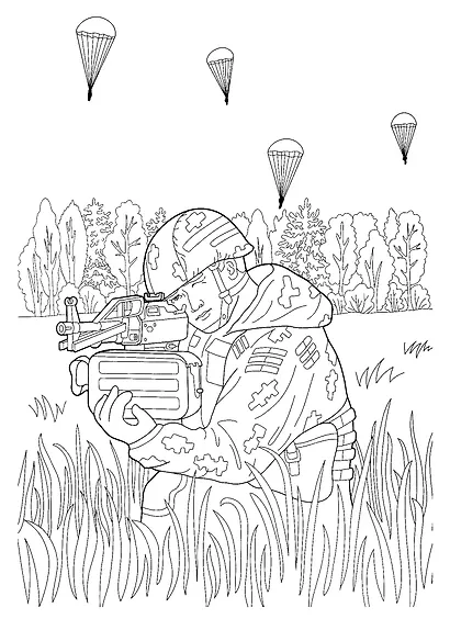 РАСКРАСКА для мальчиков. СОВРЕМЕННЫЕ СУПЕРГЕРОИ. Солдаты-победители - фото 5