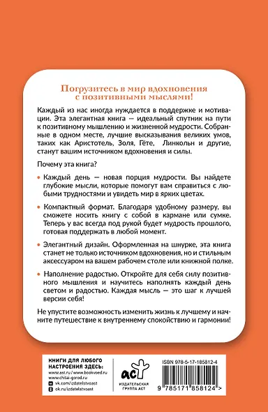Позитивные мысли на каждый день. Книга на шнурке - фото 2