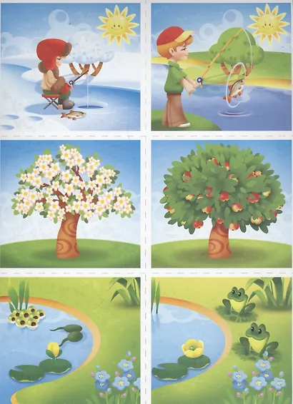 Что происходит в природе? Развивающая игра для старших дошколят - фото 3