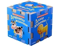 Книжный конструктор. Развивающий кубик - фото 1