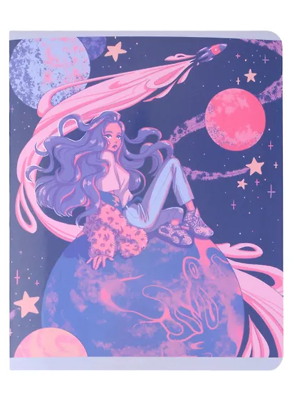 Тетрадь в клетку Listoff, "Instagram girls (Эксклюзив)", 48 листов, в ассортименте - фото 1