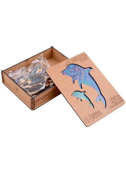 Пазл фигурный "Дельфины", 106 деталей - фото 3