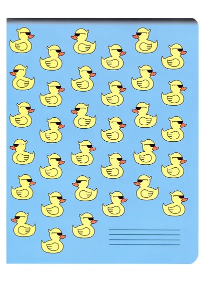 Тетрадь в клетку Эксмо, "Уточка в очках", 48 листов - фото 1