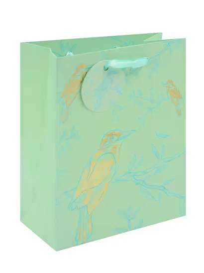 Пакет А5 23*18*10 "Соловьи" нейтр., бум.мат.ламинат - фото 1