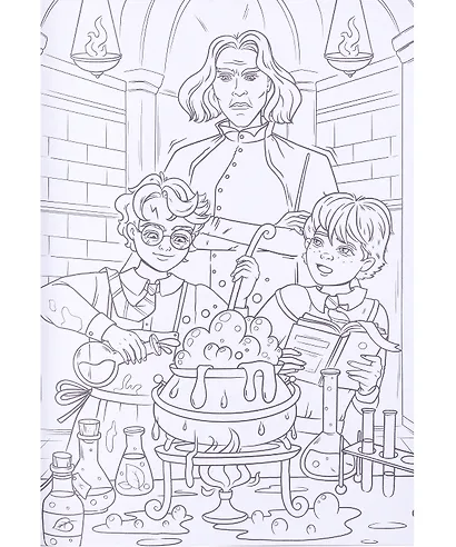 Maxi-Раскраска. В мире волшебников - фото 3