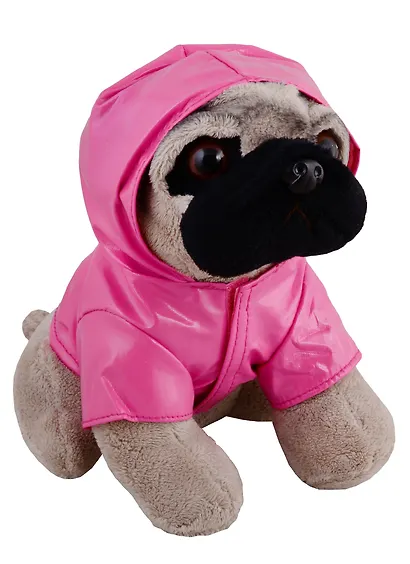 Игрушка мягкая Мопс в одежде, в ассортименте, 20 см - фото 4