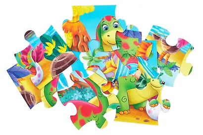 Пазл 12 элементов напольный "Динозаврики" 470х330 мм - фото 3