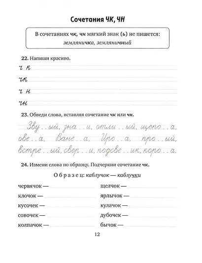 Упражнения, диктанты, контрольное списывание по русскому языку. 1-4 классы - фото 4