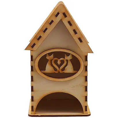 Чайный домик Сладкая парочка (игрушка из дерева) - фото 2