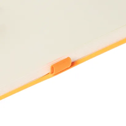 Скетчбук 13*21 80л "Sketchmarker"  оранжевый неон, 140г/м2, слоновая кость, тв.обл. - фото 6