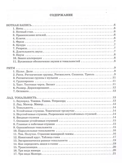 Сольфеджио. Шпаргалка с правилами: полный курс - фото 2