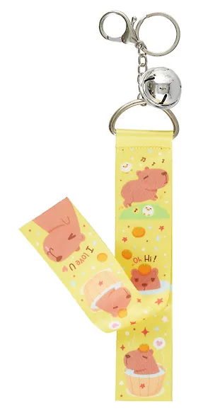 Брелок-лента Kawaii Капибары  (текстиль) (12-15521-SH8) - фото 1