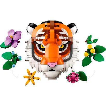 LEGO Art: Коллекция Фауна Тигр, 744 детали (31217) - фото 10