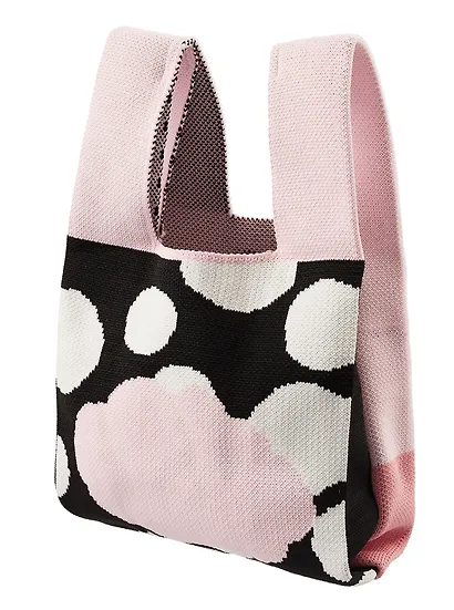 Сумочка вязаная Панда сидит (текстиль) (20х33) (12-11515-B007) - фото 4