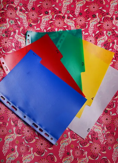 Разделитель А5 5разд., цветной, пластик, GoodMark - фото 2