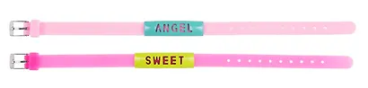 Набор парных браслетов Angel, Sweet (силикон) (12-04407-B75) (Lafilaf) - фото 5