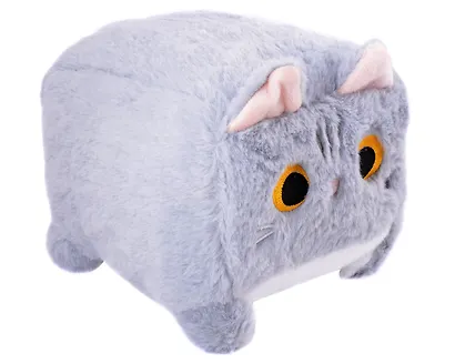 Мягкая игрушка Кот прямоугольный (23х20), Bookvalno - фото 2