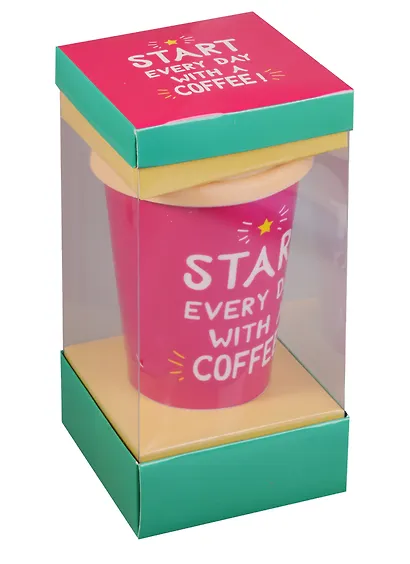 Стакан керамический Start every day (ПВХ бокс) - фото 2