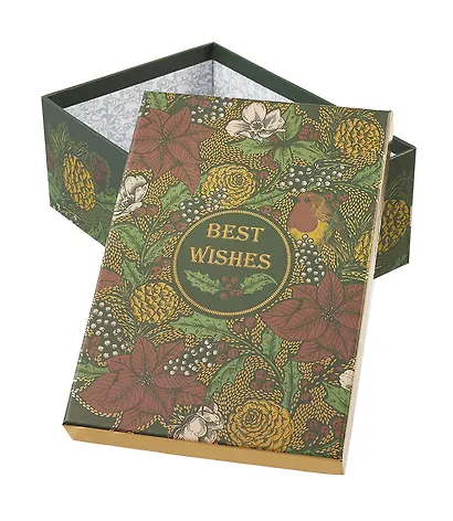 Коробка подарочная "Best wishes" 18*12*7, картон - фото 5