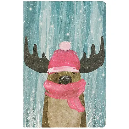 Тетрадь в линейку Kairui, Winter animals, 32 листа, в ассортименте - фото 3