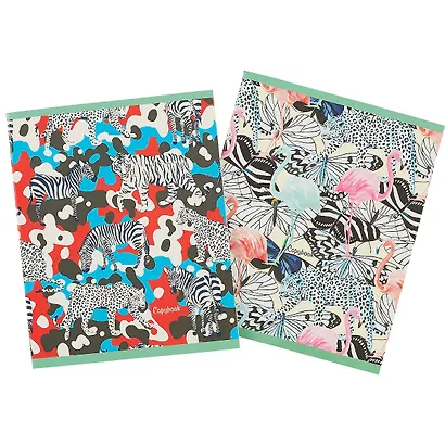 Тетрадь в клетку Unnika, "Красочные джунгли (графика)", 48 листов, в ассортименте - фото 5