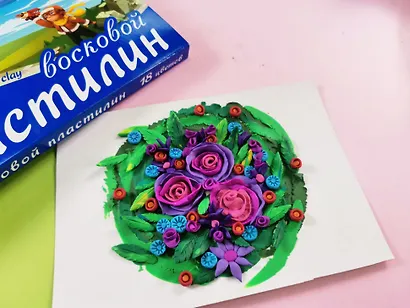 Пластилин "Фантазия" восковой, 24 цвета - фото 3