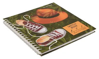 Скетчбук 165*165 50л "Лето" 100г/м2, мат.ламинация, евроспираль, 7БЦ, офсет - фото 3