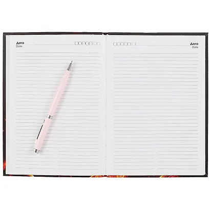 Ежедневник недат. А5 128л "Стихия" интегр.переплет, покрытие Soft touch, офсет - фото 3