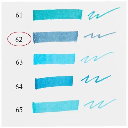Маркер художественный "Сонет" морской синий, двухсторон., тонк. и широк.долото, Сонет - фото 3