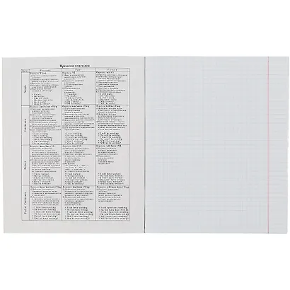 Тетрадь предметная в клетку Listoff, "Простая наука. Английский язык", 48 листов - фото 2