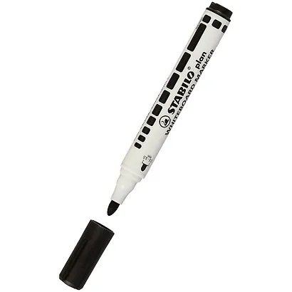 Маркер для досок Stabilo, Plan, черный 2,5-3,5 мм - фото 2