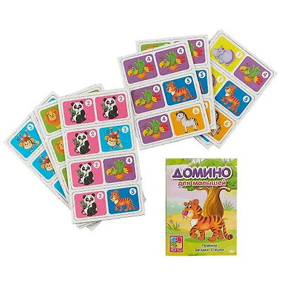 Игра настольная, ТМ Vladi Toys, Зоопарк Домино - фото 2