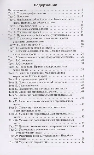 Математика. 6 класс. Контрольно-измерительные материалы - фото 2