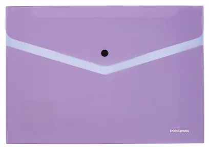 Папка-конверт А4 на кнопке "Manga", пластик, ассорти, - фото 1