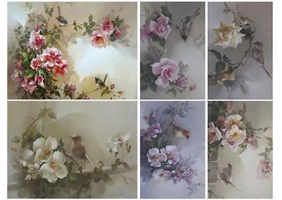 ДРУГИЕ ЛЮДИ Рисовая бумага А3 Птички na1047 - фото 1