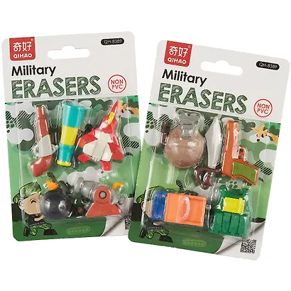 Набор Ластики пазлы Military Army (блистер) (12-24335-QH8389) - фото 3