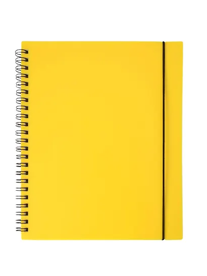 Тетрадь 80 листов, клетка, "Favorite Color. Neon Yellow" спираль - фото 1