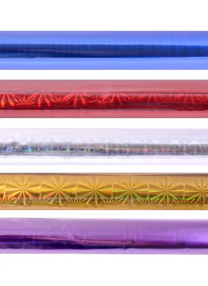 Пленка упаковочная 70*100 голографическая, цветная, в ассортименте - фото 2