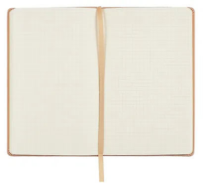 Книга для записей А5 96л кл. "Joy Book. Крем-брюле" иск.кожа, тонир.блок, скругл.углы, ляссе, резинка, карман на задн.форзаце - фото 2