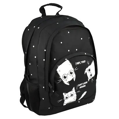 Рюкзак "Три кота" 33*43*13,5 см, 1 отделение, 4 кармана, полиэстер - фото 1