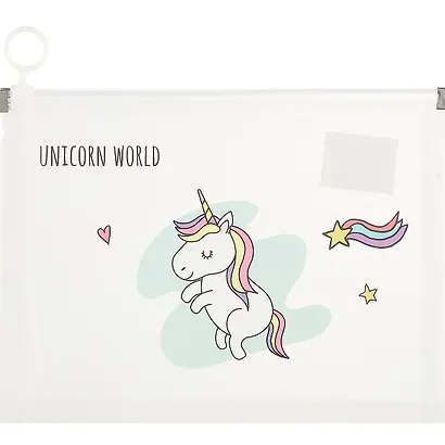Папка на молнии «Unicorn world», А5 - фото 3