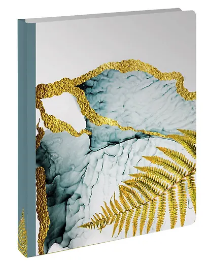 Тетрадь общая на кольцах «Золотой папоротник», А5, 100 листов - фото 2