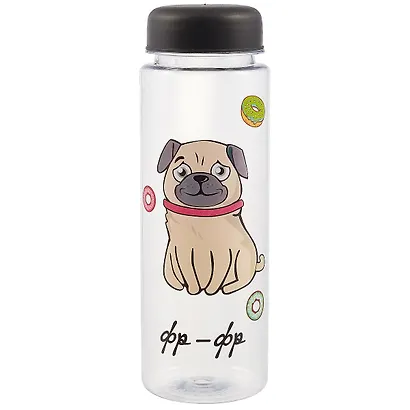 Бутылочка My Pug bottle с сумочкой (500 мл) (12-Unicorn-MF-007) - фото 2