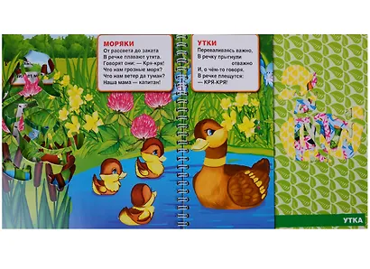 Домашние животные (книжка с трафаретами на пружине). - фото 5