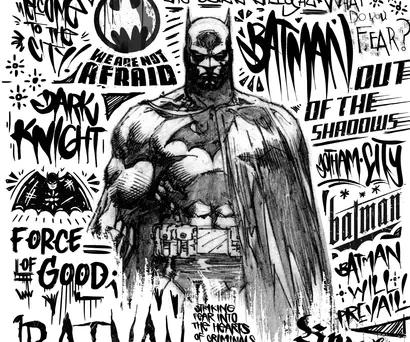 Скетчбук "Вселенная DC. Batman", 96 страниц - фото 1