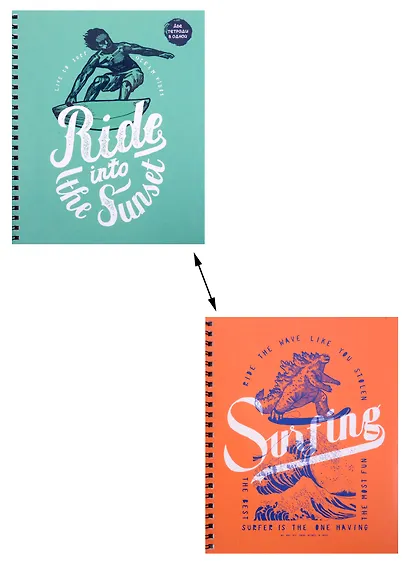 Тетрадь в клетку Listoff, "Фрирайд", 96 листов, в ассортименте - фото 5