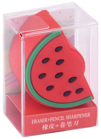 Ластик "Фрукты" фигурный, ассорти, инд.уп. - фото 1