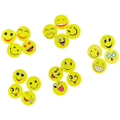Набор ластиков «Смайлы», 4 штуки - фото 2