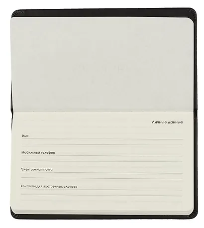 Планинг недат. 64л "Joy Book" черный агат - фото 3